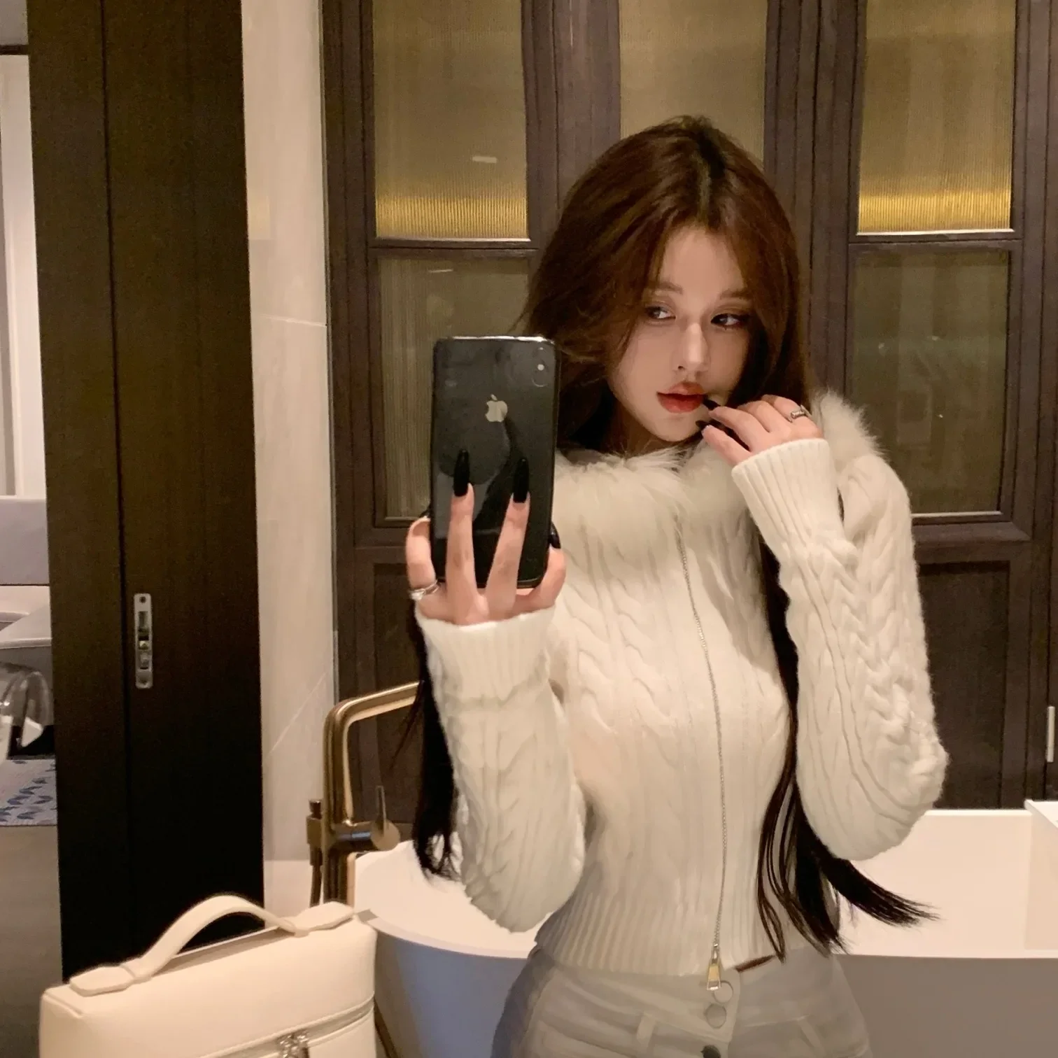 Knitwear Korean Popular Women's Clothes Cardigans Woman Luxury Brands Designer High-end 2025 Woman Tops for Female Y2k Sweater