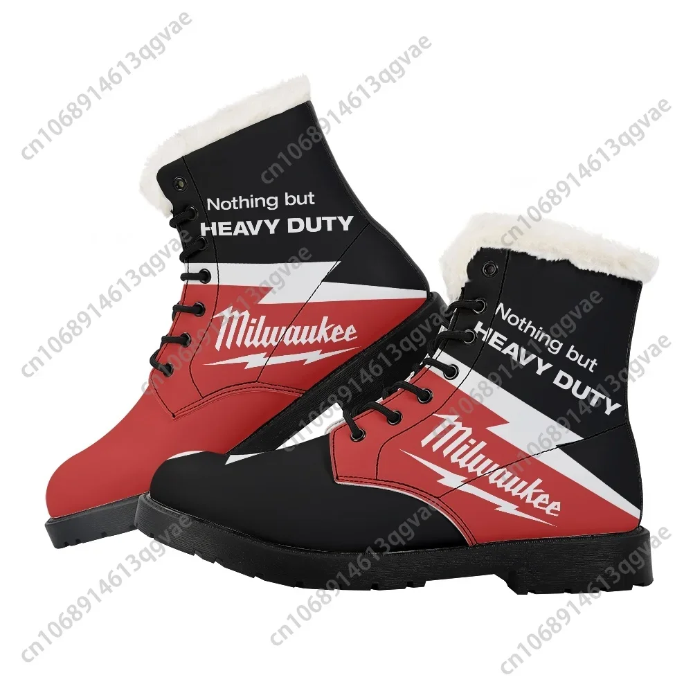 M-MilwaukeeS Nothing But Heavy Duty Plush Flat Boots HI Mens Womens Teenager Custom Boot High Quality Couple Sports Shoes