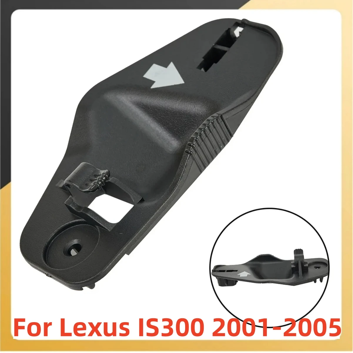 

1x Black Plastic Bonnet Hood Support Rod Holder Clip Fit For Lexus IS300 2001 2002 2003 2004 2005 53455-53010 Car Accessories