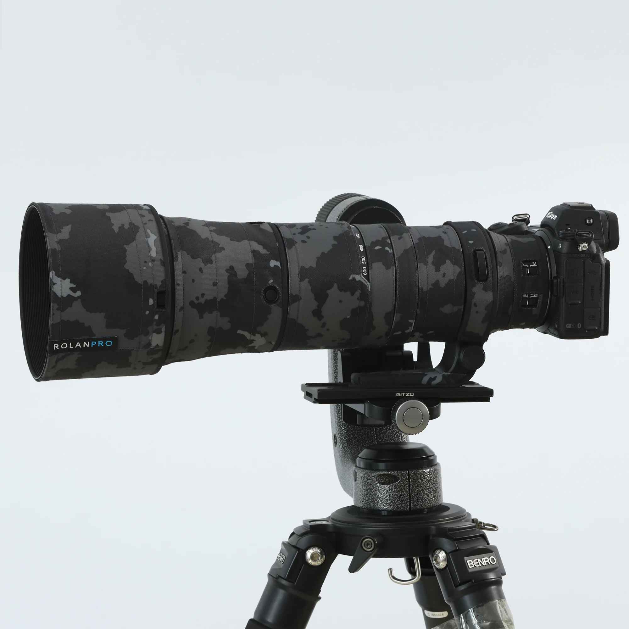 ROLANPRO Waterdichte Lensjas voor Nikon Z 180-600mm F/5.6-6.3 VR Lens Beschermhoes Nikon Z 180 600 Regenhoes Mouw