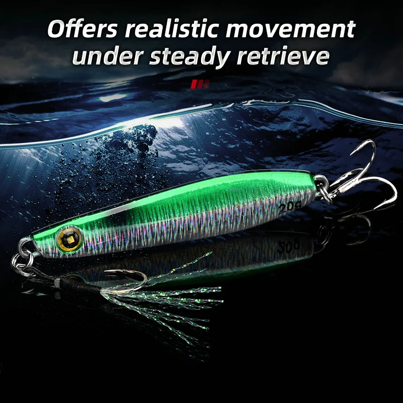 ALLBLUE KAIDO Cuchara Jigging Metálica – Ideal para Pesca de Altura - imagen 5