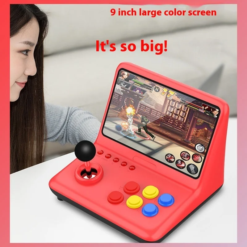 Large Screen 9-Inch Joystick Game Console Classic Retro Arcade Ps1 Handheld Game Console Three Kingdoms Chronicles Nostalgic