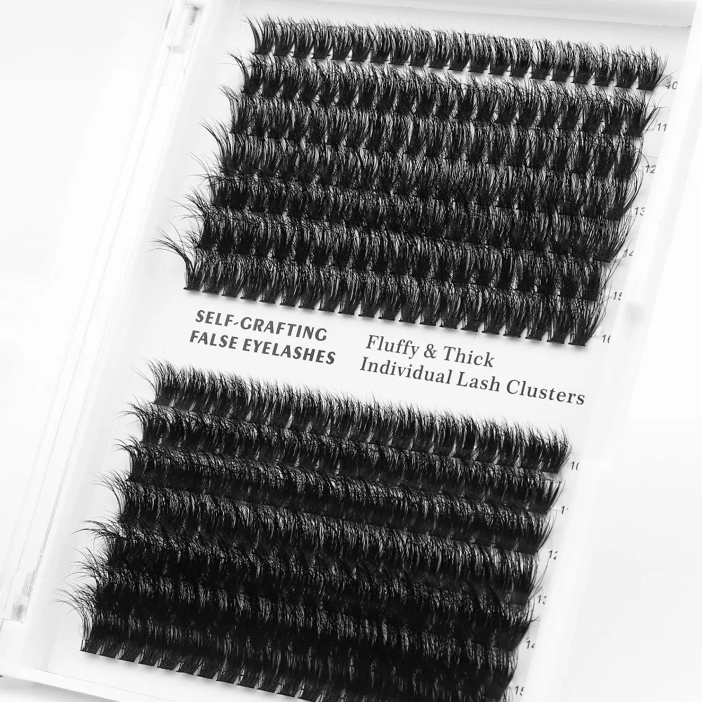 

DIY 60D 80D Dense Lash Clusters Wispy Volume False Eyelash Clusters Eyelash Bundles Handmade Eyelash Extension Makeup