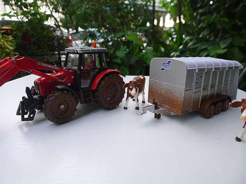 

1/32 г., Massey Ferguson, Швабра, трактор, модель игрушек из сплава