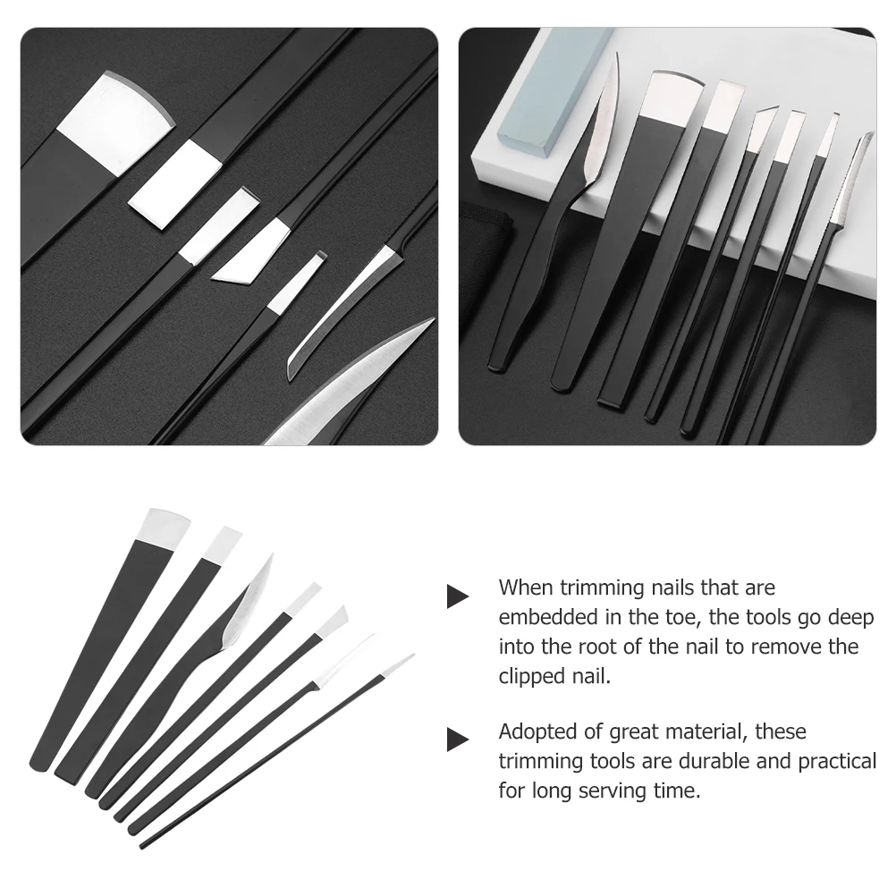 

1Set Foot File Tool Kit Stainless Steel Pedicure Tools for Dead Skin Removal Callus Trimmer Professional Foot Care Scraper
