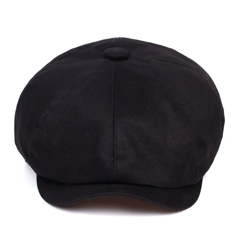 Newsboy-Hüte für Herren, flache Kappe, Baumwolle, verstellbar, atmungsaktiv, Irish Cabbie Ivy Driving Hunting Hat – Detail 8