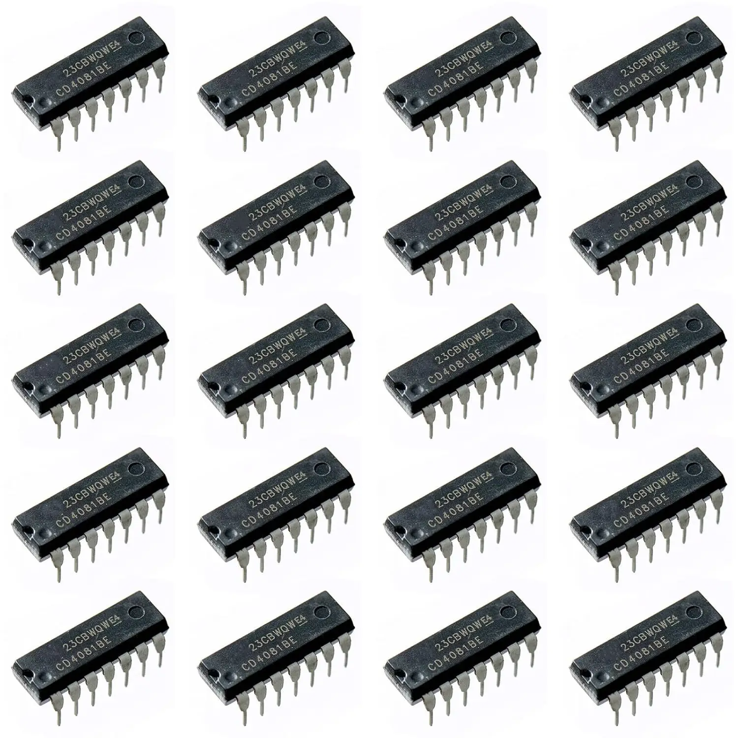 20pcs CD4081BE CD 4081 CMOS Quad 2-Input and Gate 6.8 mA 3V to 18V,14-Pin