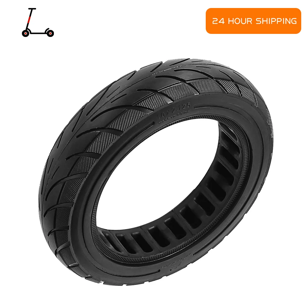 

Non-Slip Shock Absorber Solid Tire 10 Inch Wear Resistant Rubber Tyre For Segway Ninebot F20 F25 F30 F40 Electric Scooter Parts