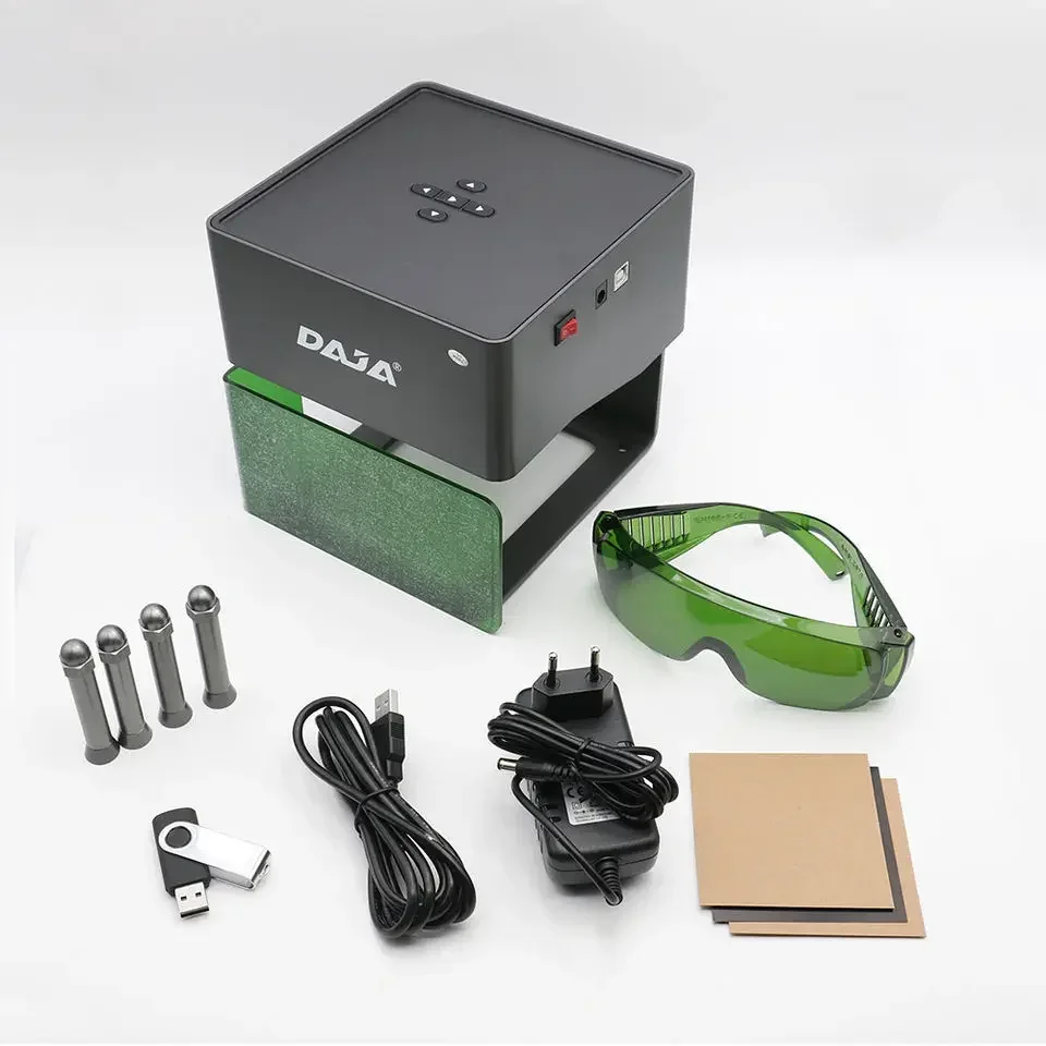 DAJA DJ6 Mini DIY Engraving And Cutting Machine Engraver 3W Printer For Wood Leather Glass