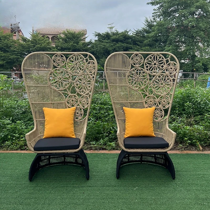 

Outdoor rattan sofa casual simple special-shaped rattan chair sofa designer open-air room