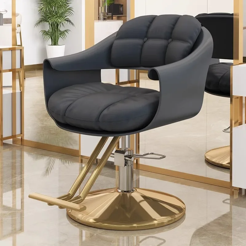 

New Special Barber Chair Lifting Rotating Fashion Barber Chair Light Luxury Sillas De Barberia Nail Salon Equipment Furniture