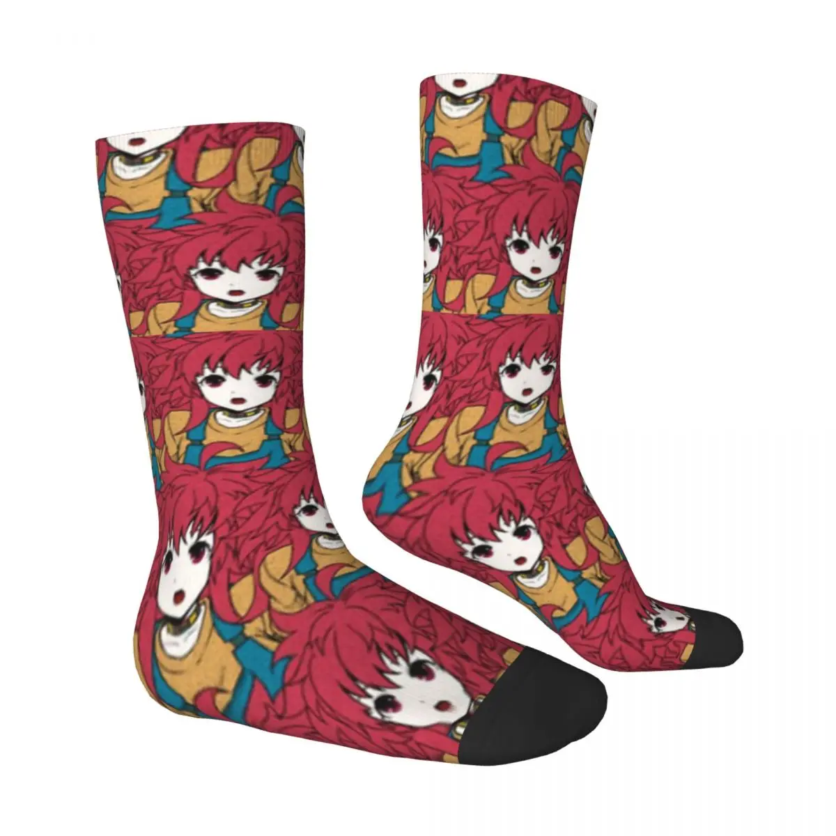 Nao Egokoro Shin Tsukimi Your Turn To Die Unisex Spring Summer Autumn Winter Socks Hiking Happy Socks street style Crazy Sock