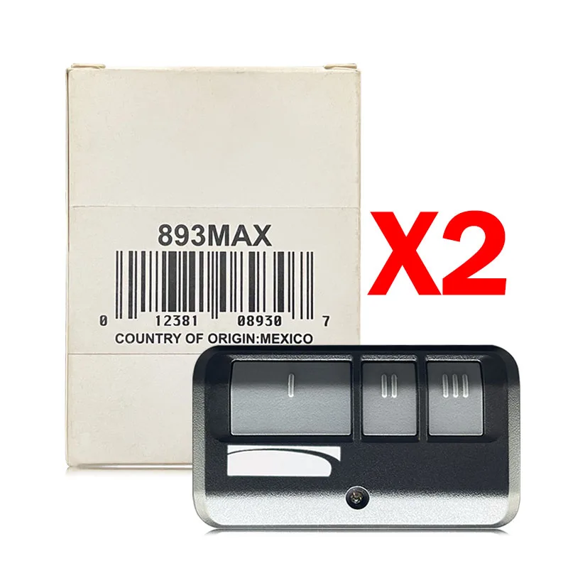 MERIK 893MAX control portón eléctrico garage control remoto para portón eléctrico 3 botones Controles Merik