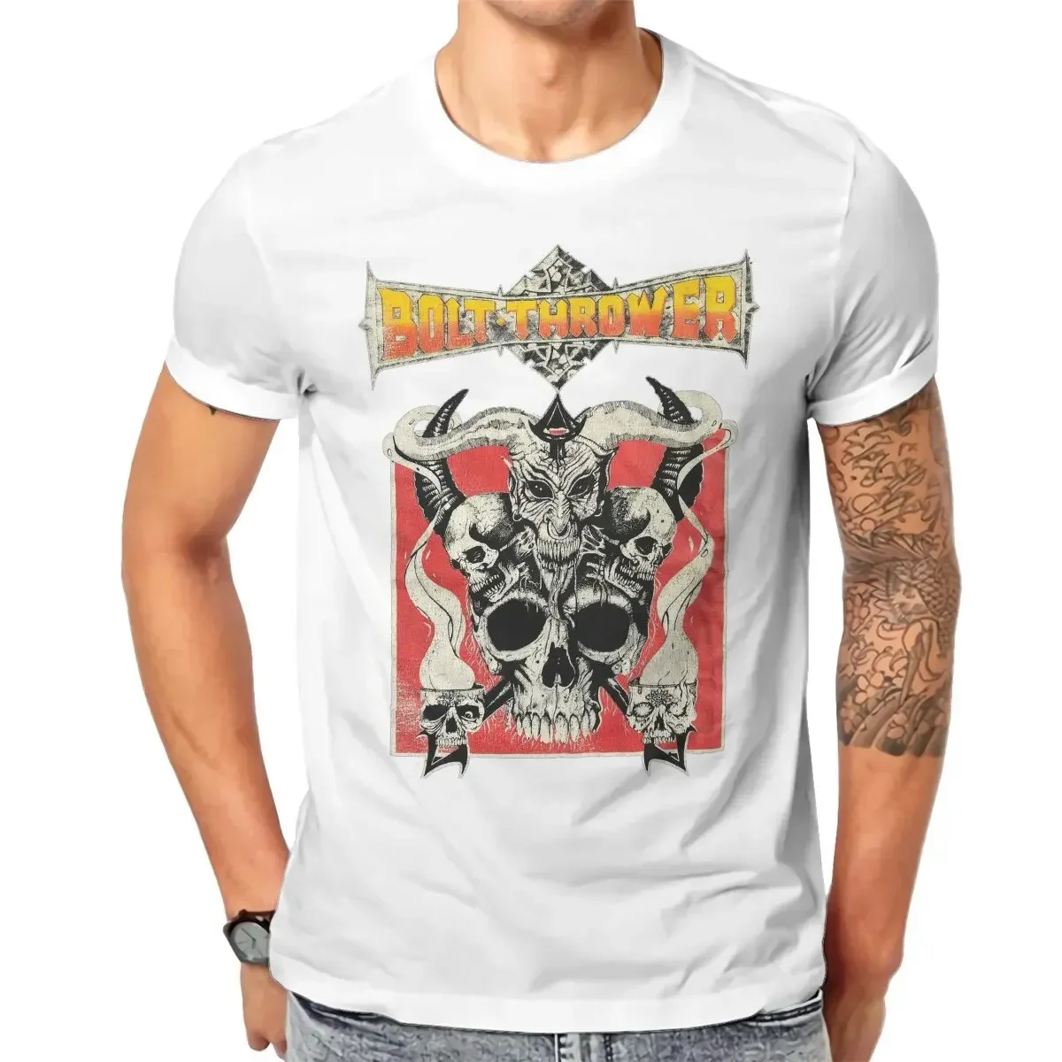 Hot selling in Summer  Unisex T-shirts Bolt Thrower Summer top Street Clothing S-6XLHigh Quality 100%Cotton Short Sleeve