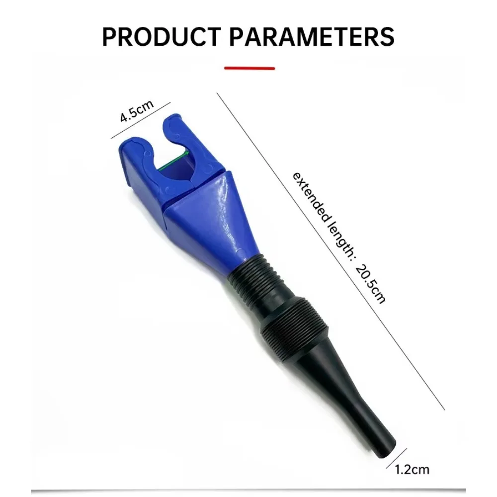 Plastic Fuel Funnel with Filter Screen, Oil Change Conveying Tool for Car Motorcycle Engine