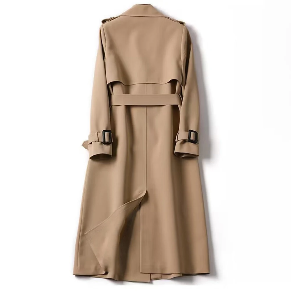 Autum Winter Fashion Long Trench Coat For Women 2024 Elegant Office Lady New In Coats & Jackets Outerwears Femme Clothes Casual