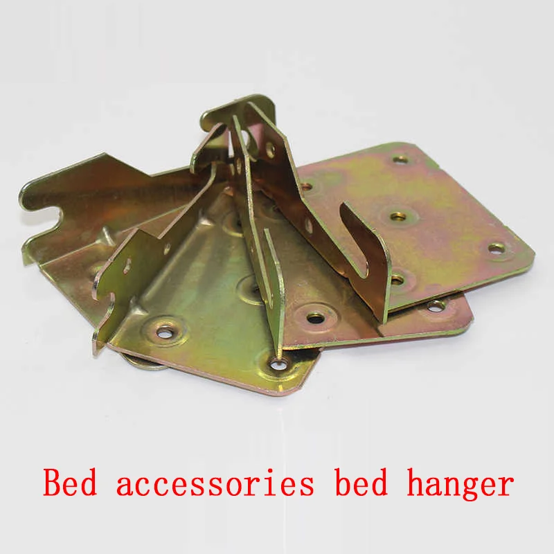 Bed Brackets Connectors Hinge Fastener Replacement Fittings Thickened Connection Corner for Bed Frames Multifunction Bed Hinges