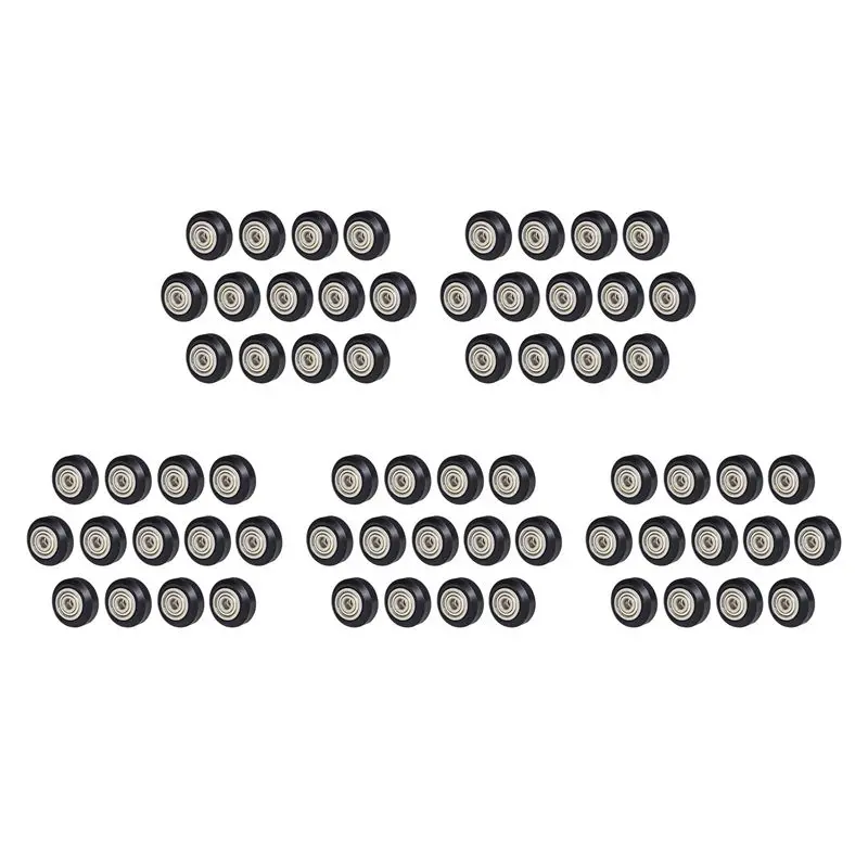 

QWE-[65Pcs]3D Printer POM Pulley Wheels 625Zz Linear Bearing Ulley Passive Round Wheel Roller For Creality CR10,Ender 3