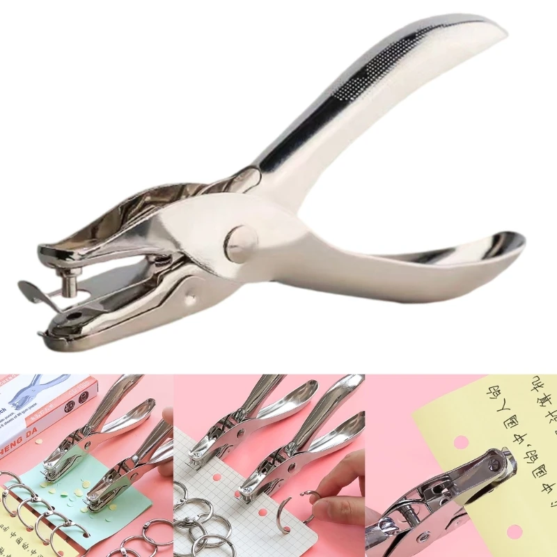 

3mm 6mm Single Hole Punch Round Hole Punch Pliers Practical Metal Punching Pliers for Paper Photos Greeting Cards F19E