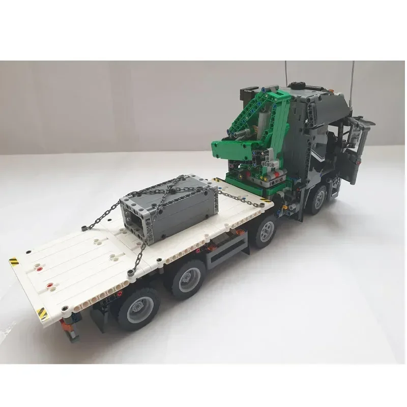 Ville Main Transport Grue MOC-34643 rapMachine Assemblage nuits Modèle Monté Pièces Techniques 1535pcs Enfants Anniversaire Jouet Cadeau