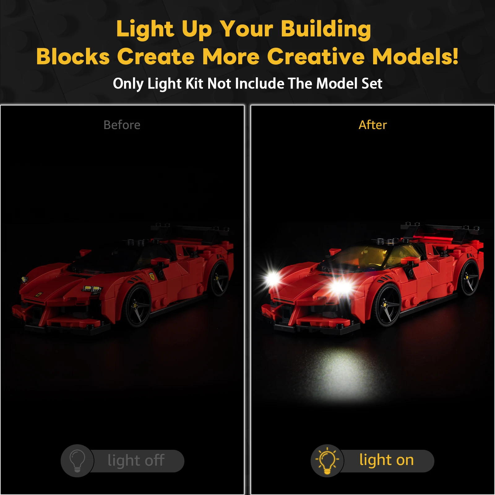 Kit de luzes LED Kyglaring, ad - Model Kit Ferrari avaliação e preço