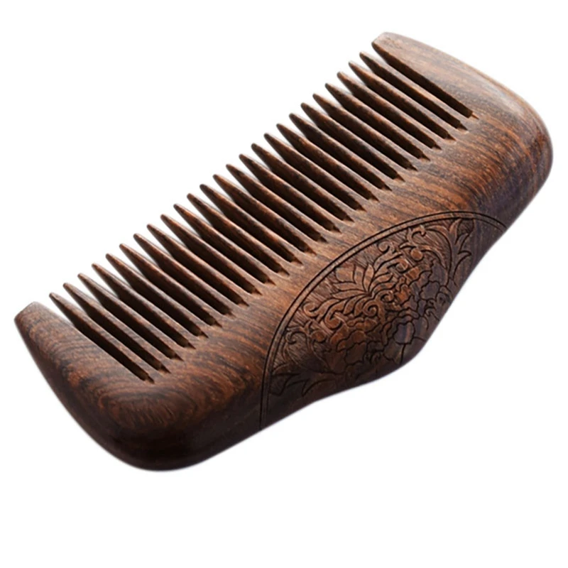 Pocket Comb Sandalwood Super Narrow Dent Wood Combs Static Lice Beard Comb Hairstyle Sandalwood Comb