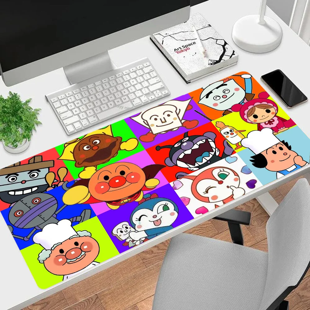 C-Children-anpanman Mousepad INS Tide Large Cartoon Anime Gaming Mouse Pad Keyboard Mouse Mats Desk Mat Accessories