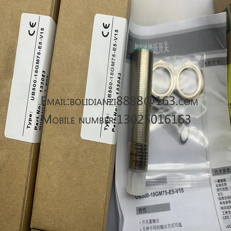 

New original ultrasonic sensor UB500-18GM75-E5-V15 UB500-18GM45-E4-V15 warranty for one year in stock