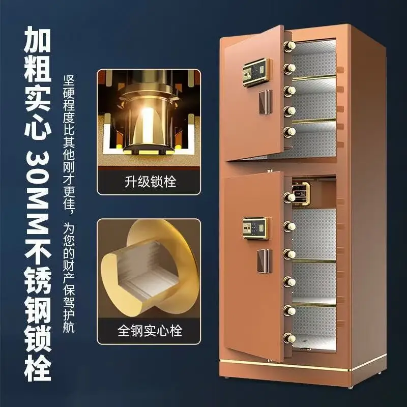 

Безопасный сейф 1,2 метра 1,5 метра 1,8 метра Цельнометаллический двойной дверной шкаф Smart WIFI противоугонный стальной шкаф с отпечатками пальцев