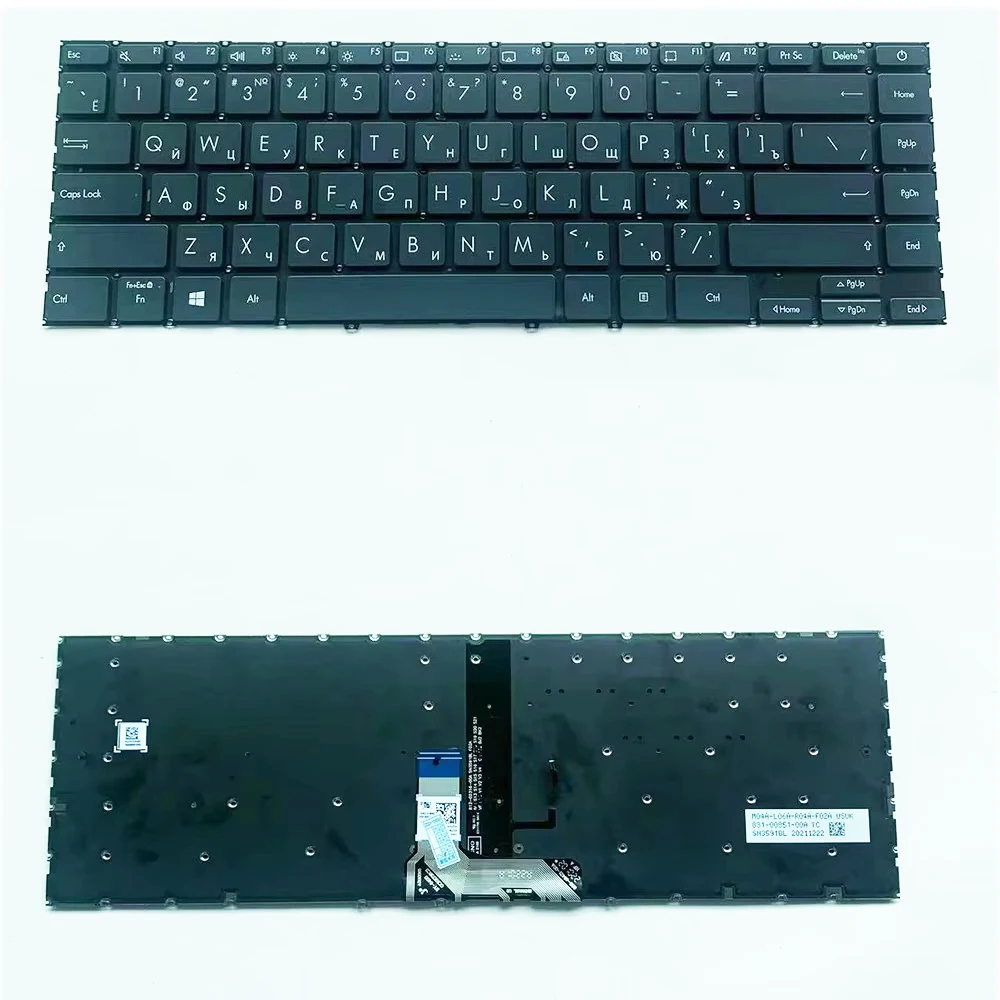 Keyboard for ASUS ZenBook 14 UX425 UX425E UX425EA UX425JA UX425IA UM425IA with backlit Russian RU Layout