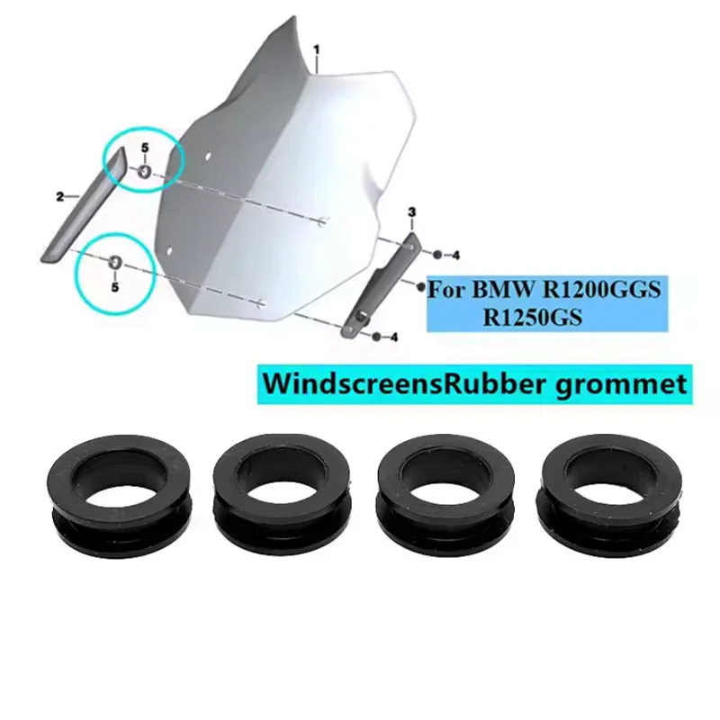 

ome4663855787 Windshield Windscreens Rubber Plug Hole Rubber Grommets for BMW R1200GS LC R1200GSAdventure R1250GS ADV 2013-2021