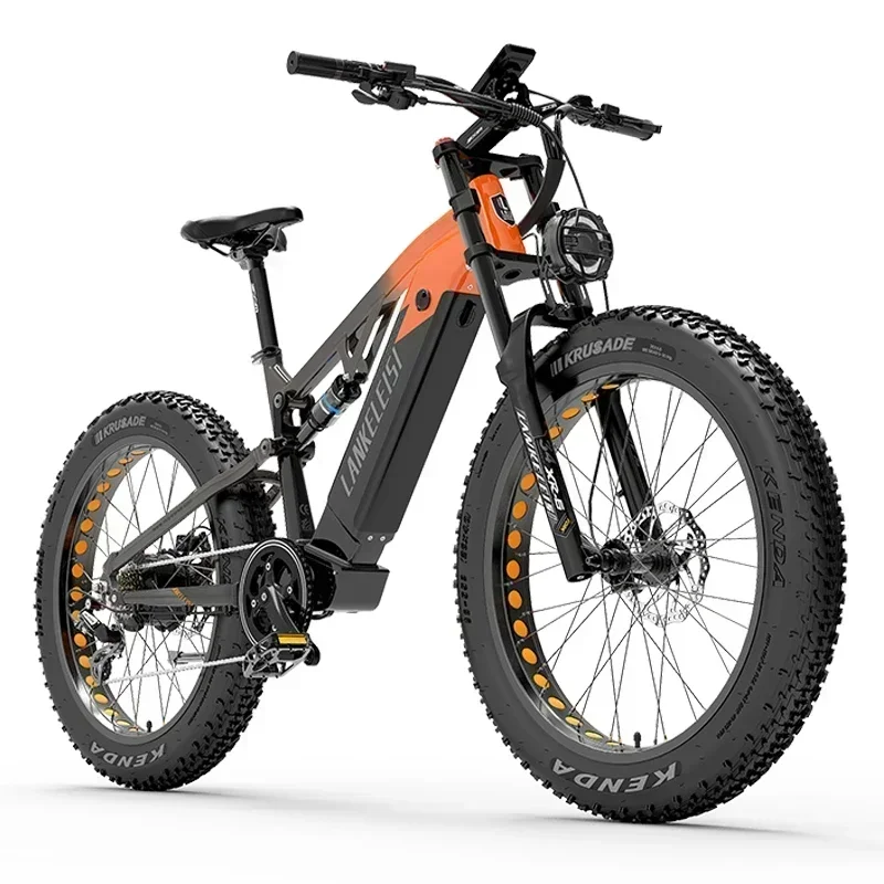 Electric Bike Lankeleisi RV800 750W Motor 48V20AH battery Electric Bicycle 26*4.0 Inch Fat Tyre mountain off-road adult E-bike