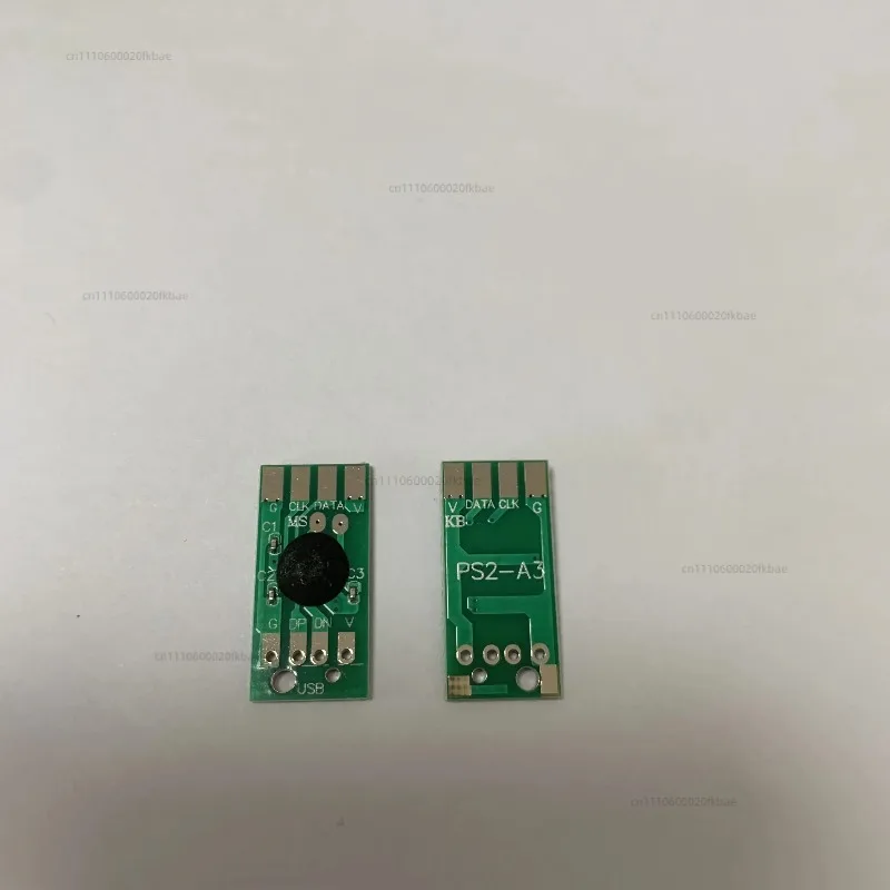 10pcs The USB-to-PS2 Converter Chip PS2-A3 Requires No Driver and No Restart, and the Mouse/keyboard Ports Are Interchangeable