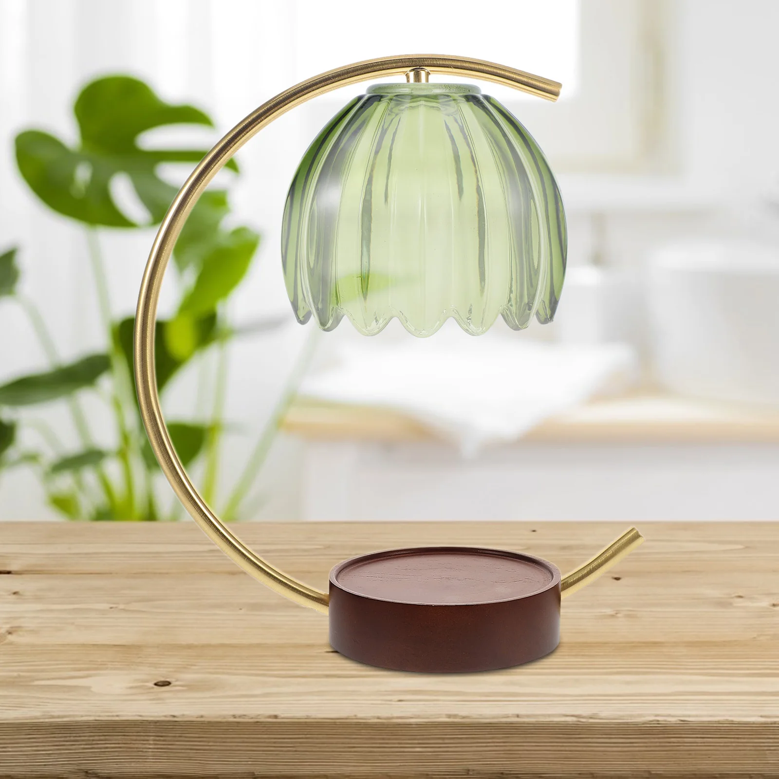 

Стеклянный абажур в форме тыквы, уникальный дизайн, теплая атмосфера для гостиной, кабинета, прикроватное освещение, стеклянный абажур