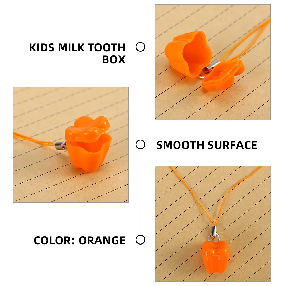 12 Pcs Milk Tooth Storage Deciduous Teeth Case Baby Holder Lose Teeth Souvenir Plastic Child Toddler Gift