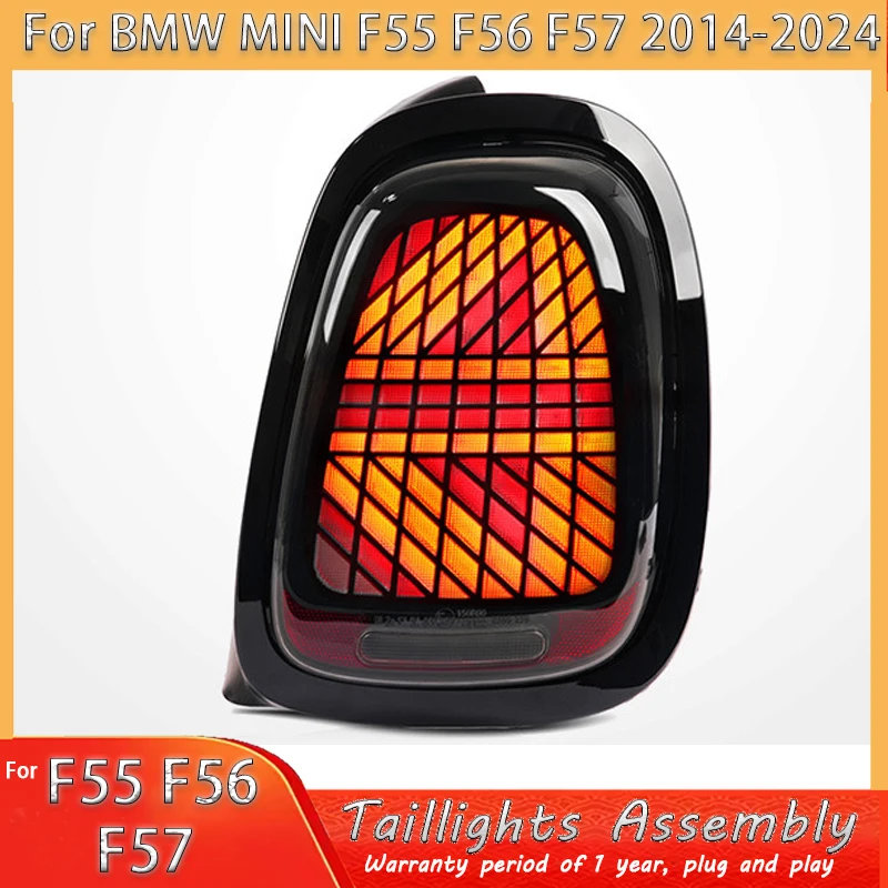 

Car LED Taillight F67 Style for MINI Cooper Fit F55 F56 F57 2014 2015 2016 -2024 High-Intensity Tail Lights Rear Lamp Upgrade