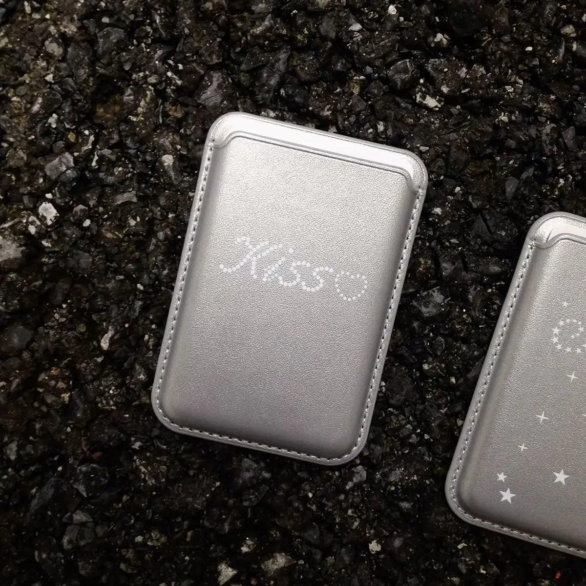 Étui portefeuille Magsafe à pois pour iPhone 18 Duo 17 16 14 13 Pro Max S25 S24 Y2K, étui pour cartes, porte-cartes magnétique pour téléphone