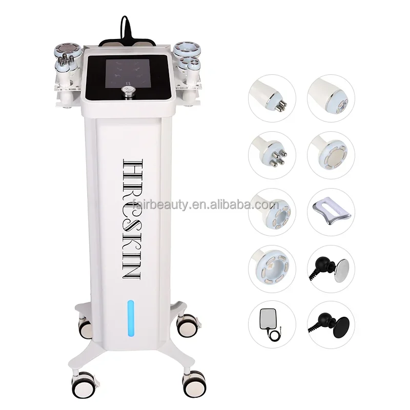 9 in 1 RF Vacuum Fat Slimming Equipment 448khz Cet Ret Cellulite Reduction 40k Cavitation Machine