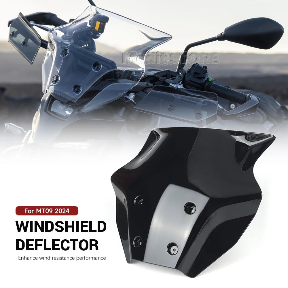 

New Motorcycle Accessories Windshield Front Windshield Wind Deflector Fairing Cover For YAMAHA MT 09 MT-09 2024