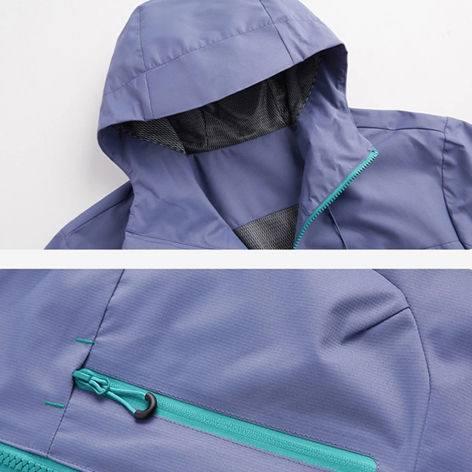 Cargo Jacket Men Spring Casual Waterproof Windbreaker Camp Jackets Fashion Casual Hiking Jacket Coat Male Outdoor Outerwear