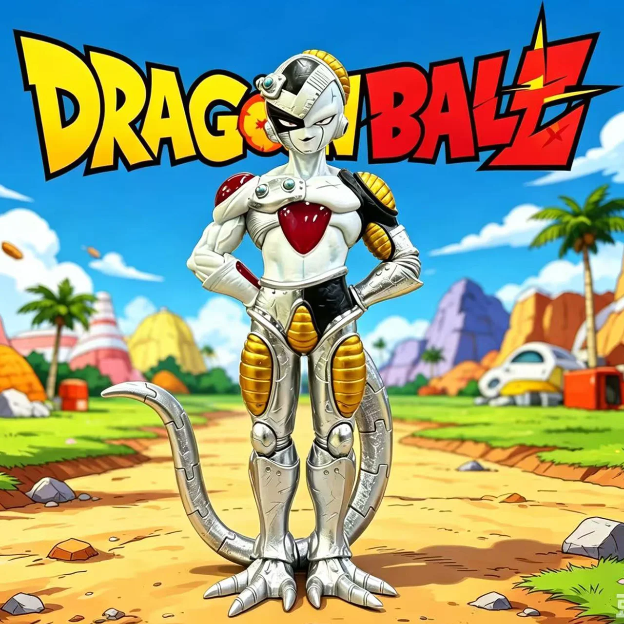 Anime Dragon Ball Mecha Freeza Figur Frieza Actionfiguren Freezer Statue Sammlermodell Spielzeug Geschenke 21cm/8,27 Zoll