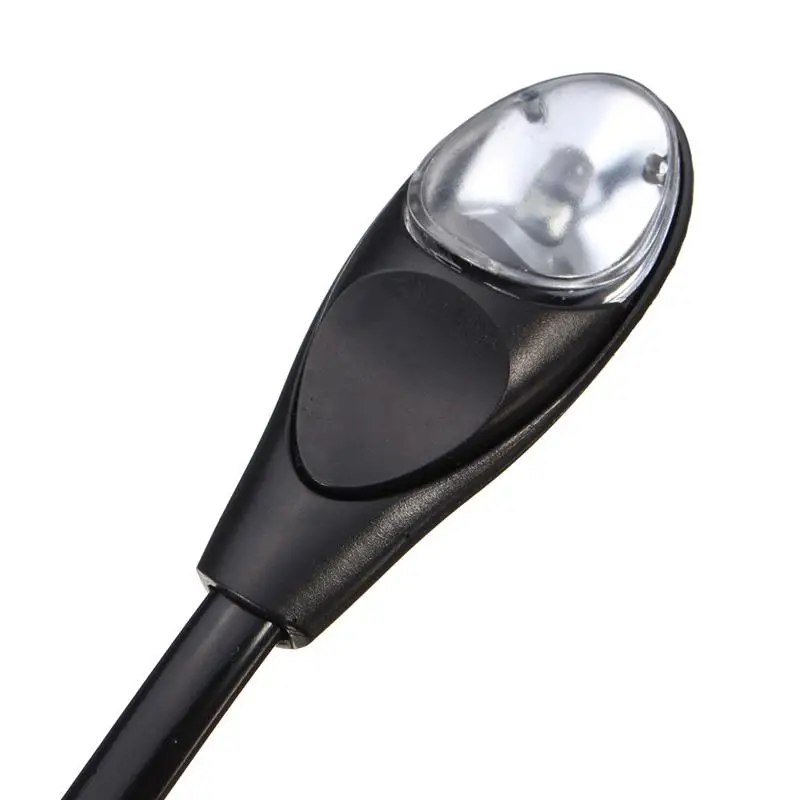 Lámpara Led brillante y Flexible para lectura de libros, miniluz con Clip, para viajes, venta al por mayor, envío directo, 1 ud.