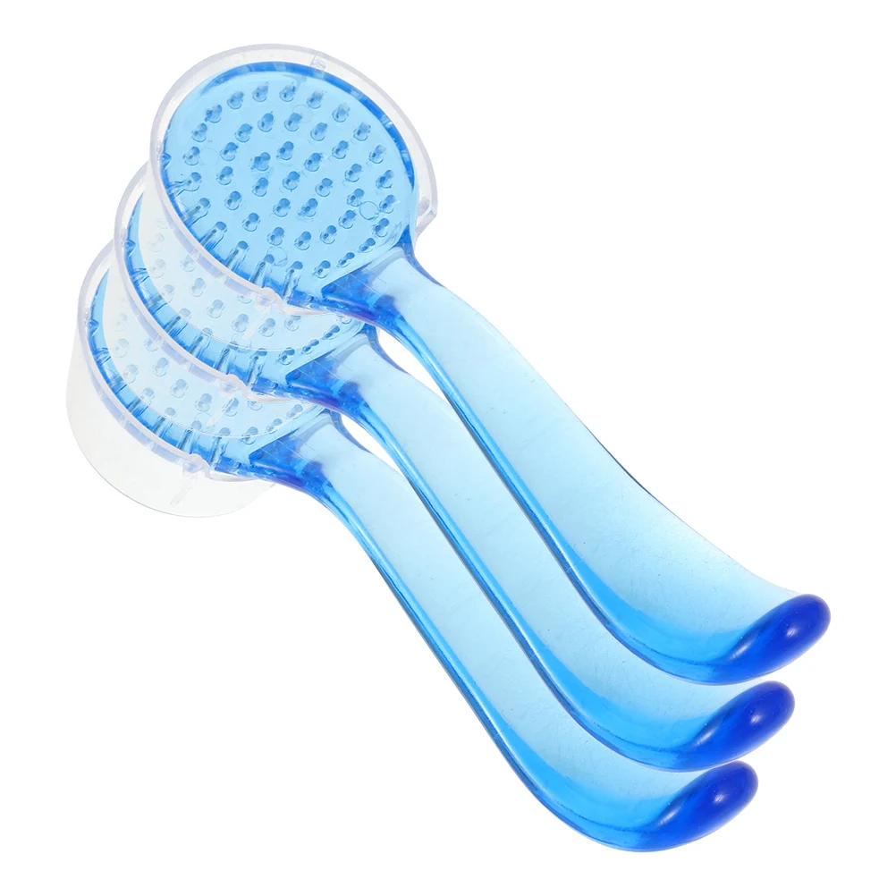 3 pezzi spazzola per la pulizia del viso setole morbide scrubber esfoliante per il viso per la pulizia profonda dei pori rimozione del trucco strumento quotidiano per la cura della pelle