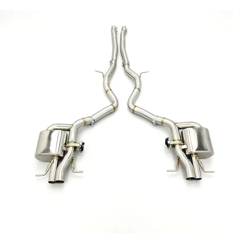 Stainless Steel Electronic Valve Catback Exhaust System With Muffler