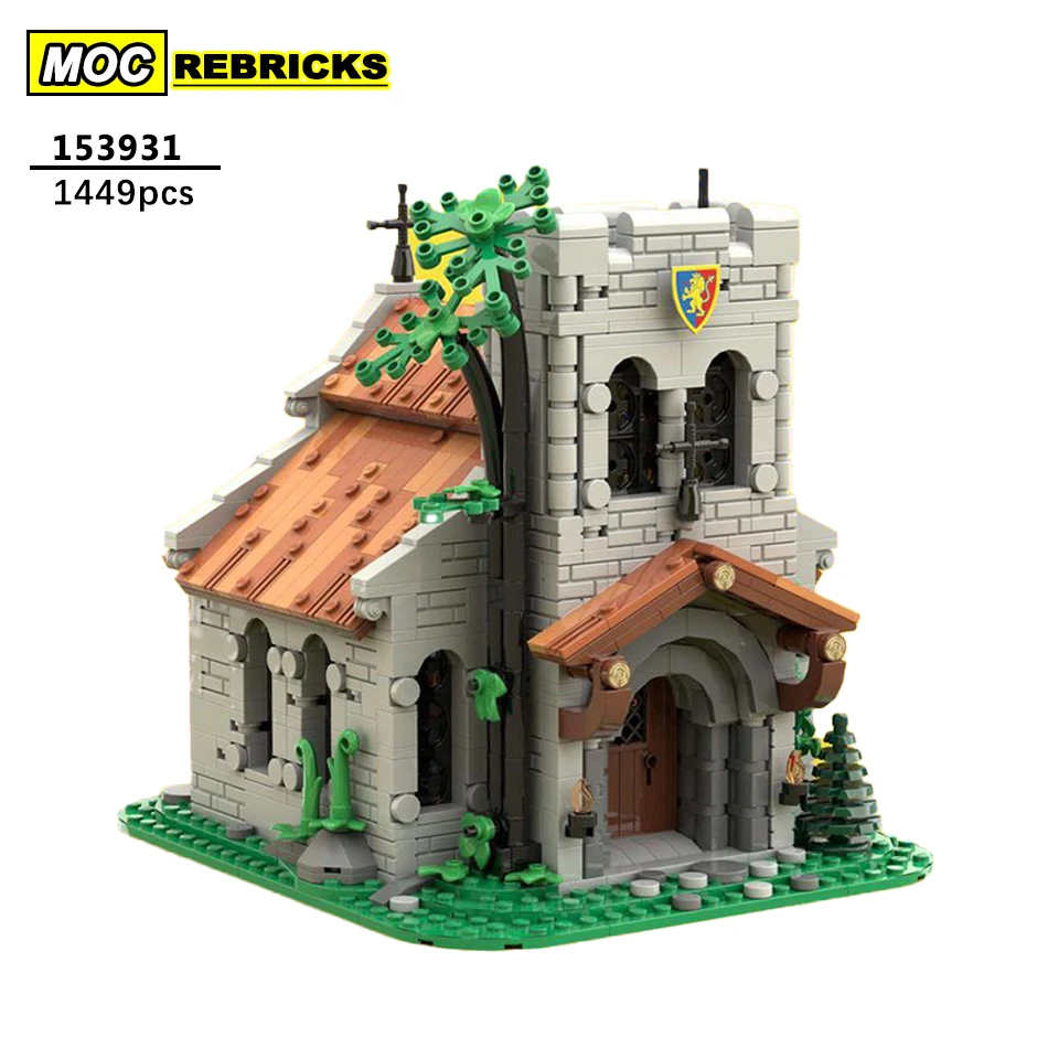 Moc Building Blocks House Model Eagle Watchtower Technical MOC-153931 Assembly Construction Brick Toys For Childr Holiday Gifts