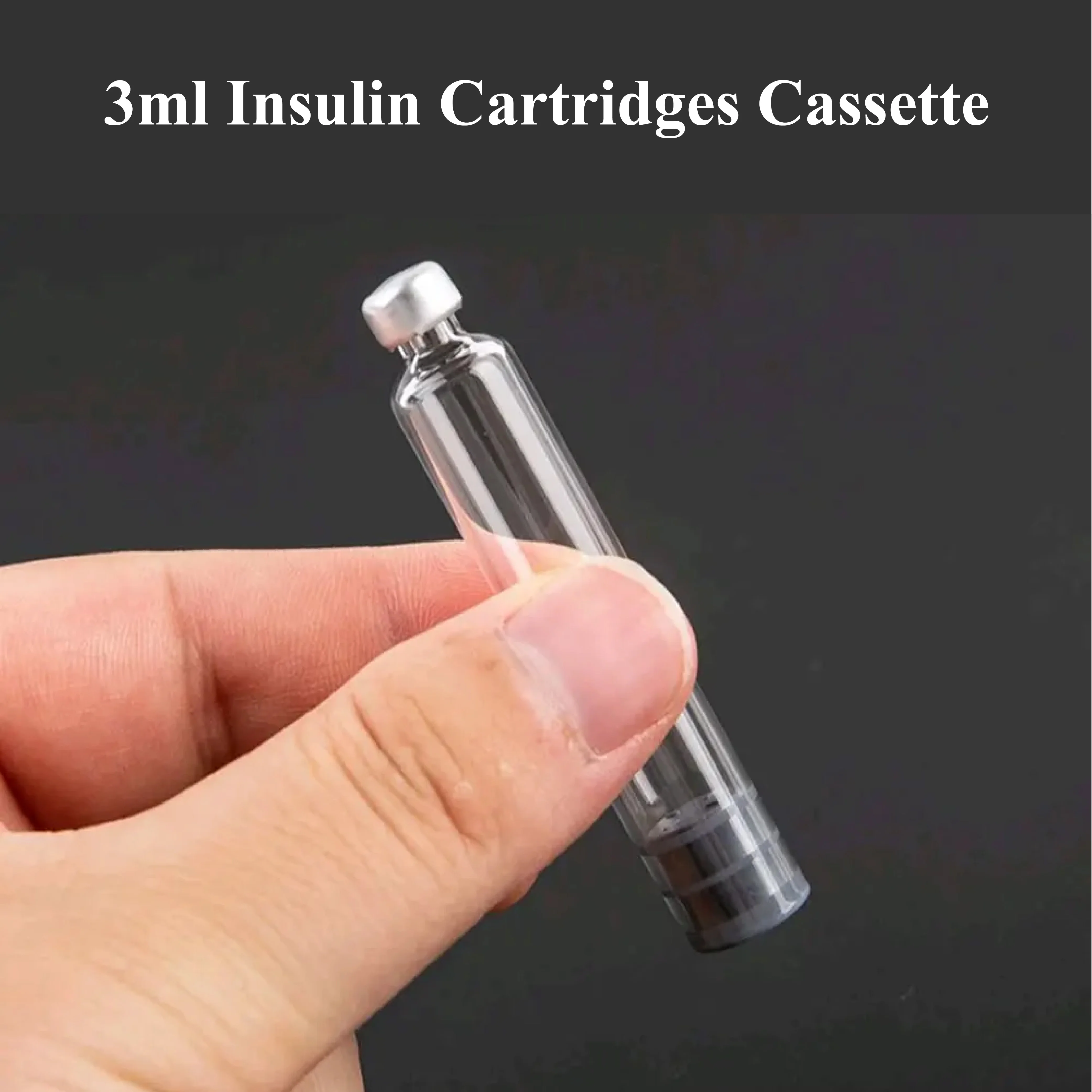 3ml Insulin Cartridges Disposable Sterile Individual Packaging Cassette Bottle Insulin Injection Pen Sleeve 10pcs/20pcs