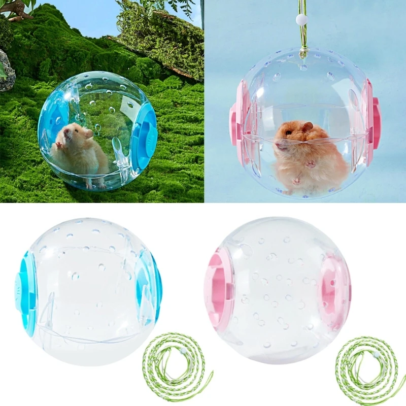 Hamster Running Sphere Household Running Jogging Toy for Gerbil Small Animal Pet Hamster Exercise Running Sphere M68E