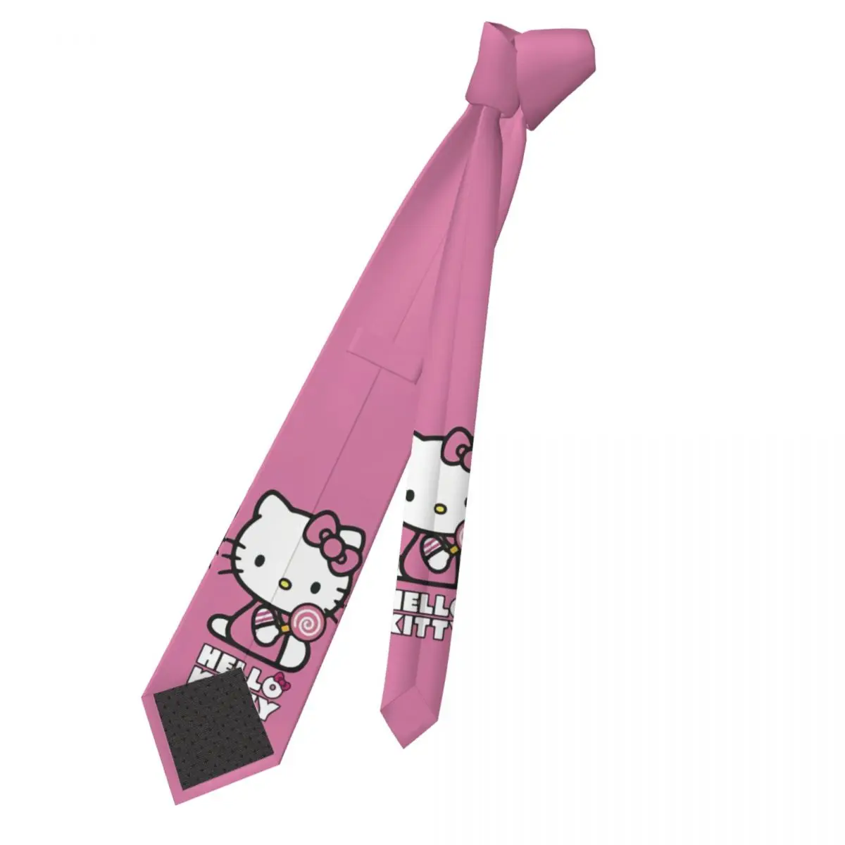 Hello Kitty Lollipop Neckties Men Skinny Polyester 8 cm Narrow Neck Ties for Mens Accessories Gravatas Office