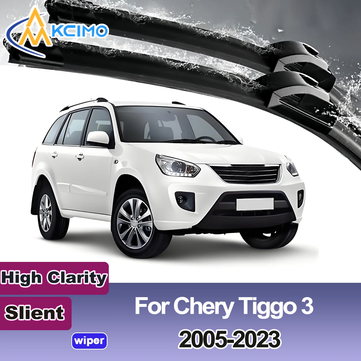 

2PCS New Wiper Blades for Chery Chery Tiggo 3 2005-2023 DR Motor DR5 (Italy)[1] DR EVO5 (Italy) Chery J11 (Australia) Matchedje