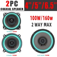 Altavoces para coche de 4/5/6,5 pulgadas, altavoz estéreo Coaxial HiFi para puerta de coche, Subwoofer Universal para Audio y música, altavoz estéreo para camión de rango completo, 2 uds.